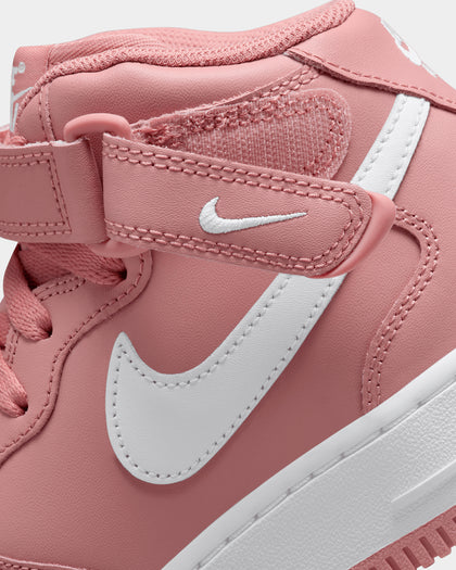 Nike Kids' Air Force 1 Mid LE (GS) Red Stardust/White