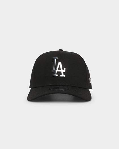 New Era Los Angeles Dodgers 'Metal Badge' 9FORTY K-Frame Snapback Black/Silver