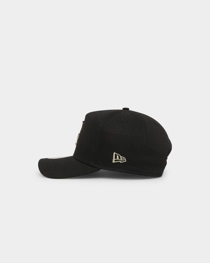 New Era Los Angeles Dodgers 'Metal Badge' 9FORTY K-Frame Snapback Black/Gold Metallic