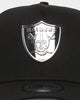 New Era Las Vegas Raiders 'Metal Badge' 9FORTY K-Frame Snapback Black/Silver