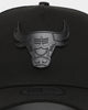 New Era Chicago Bulls 'Metal Badge' 9FORTY K-Frame Snapback Black/Black