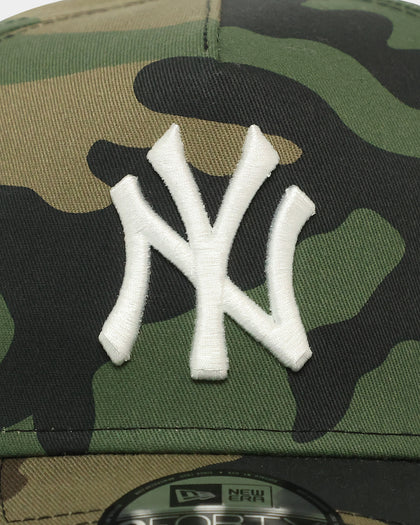 New Era New York Yankees 'Core Camo' 9FORTY A-Frame Snapback Camo/White