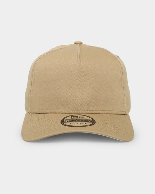 New Era 9FORTY A-Frame Snapback Tumbleweed/White
