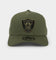 New Era Las Vegas Raiders 'Olive/Grey Undervisor' 9FORTY A-Frame Snapback Olive/Black