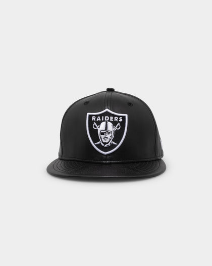 New Era Las Vegas Raiders 'Core PU Leather' 59FIFTY Fitted Black/White