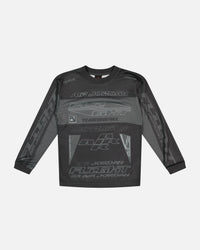 Jordan Kids' MVP Motorsport Long Sleeve Jersey Black