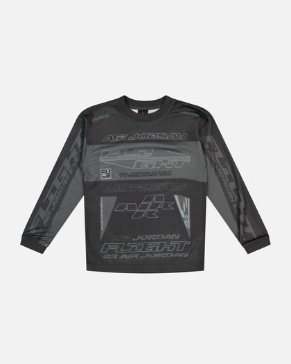 Jordan Kids' MVP Motorsport Long Sleeve Jersey Black