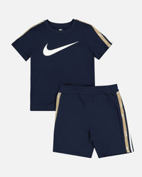 Nike Kids' Sportswear Club Poly T-Shirt And Short Set Midnight Navy