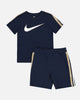 Nike Kids' Sportswear Club Poly T-Shirt And Short Set Midnight Navy