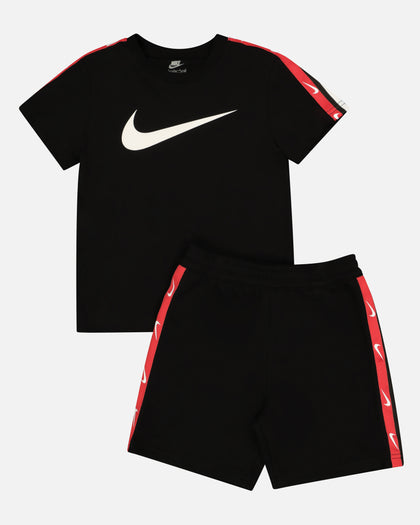Nike Kids' Sportswear Club Poly Short Set Black