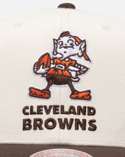 Mitchell & Ness Cleveland Browns Go Team Go OG Snapback Vintage Cream