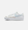 Nike Women's Blazer Low Platform White/Blue Tint