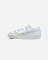 Nike Women's Blazer Low Platform White/Blue Tint