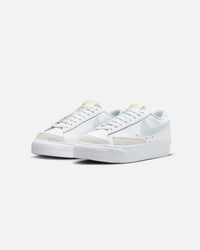 Nike Women's Blazer Low Platform White/Blue Tint