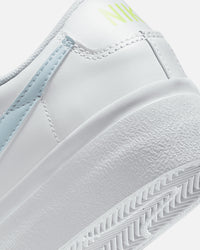 Nike Women's Blazer Low Platform White/Blue Tint