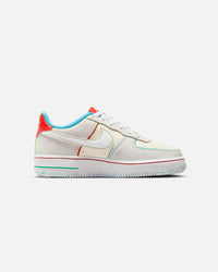 Nike Kids' Air Force 1 LV8 2 BG HD "Holiday Cookies" (GS) Pale Ivory/White