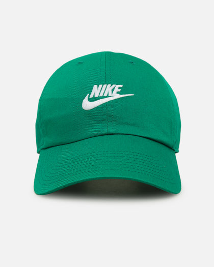 Nike Club Unstructured Futura Wash Strapback Cap Malachite/White