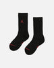 Jordan Unisex Everyday Crew Socks 3 Pack Black/White/Gym Red