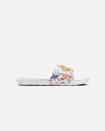 Nike Women's Victori One Slides White/Metallic