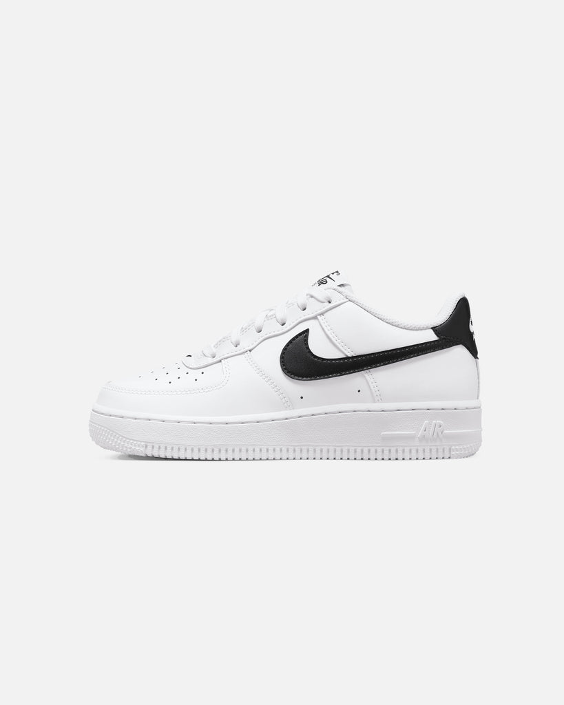 Nike Kids' Air Force 1 (GS) White/Black | Culture Kings NZ