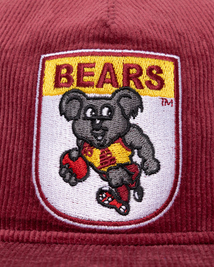 New Era Brisbane Bears Golfer Snapback Cardinal Red