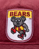 New Era Brisbane Bears Golfer Snapback Cardinal Red