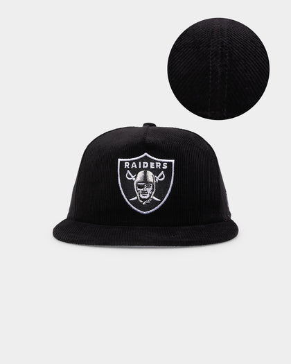 New Era Las Vegas Raiders Corduroy Golfer Snapback Black