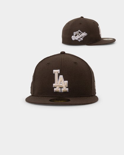 New Era Los Angeles Dodgers 'Brownstone' 59FIFTY Fitted Dark Brown