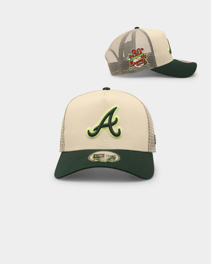 New Era Atlanta Braves 'Caddy Green' 9FORTY K-Frame Snapback Chrome White