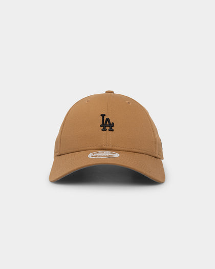 New Era Women's Los Angeles Dodgers 9FORTY Cloth Strap Mini Strapback Med Beige