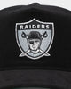 New Era Oakland Raiders 'Throwback Corduroy' Golfer Snapback Black