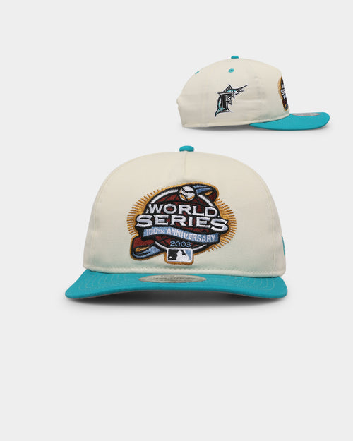 New Era Florida Marlins '2000s World Series Through The Decades' 2003 World Series Golfer Snapback Chrome White