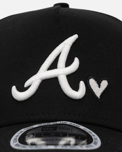 New Era Atlanta Braves 'I Heart Day & Night' 9FORTY A-Frame Snapback Black