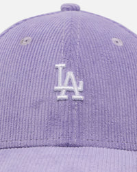 New Era Women's Los Angeles Dodgers 'Lilac Corduroy Mini' 9FORTY Strapback Lilac