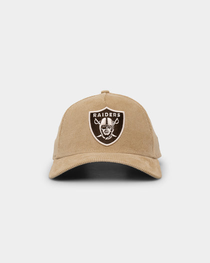 New Era Las Vegas Raiders 'Brown Camel Corduroy' 9FORTY A-Frame Snapback Camel