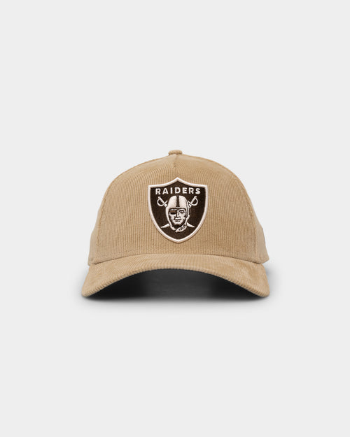 New Era Las Vegas Raiders 'Brown Camel Corduroy' 9FORTY A-Frame Snapback Camel