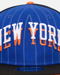 New Era New York Knicks NBA City Edition 9FIFTY Snapback Medium Blue