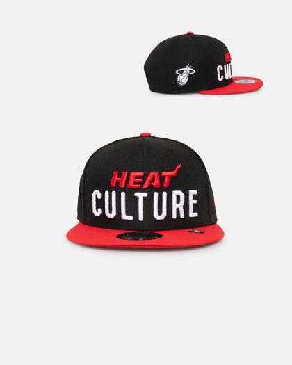 New Era Miami Heat NBA City Edition 9FIFTY Snapback Black