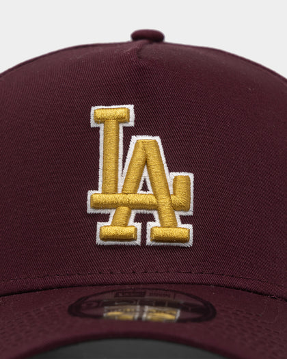 New Era Los Angeles Dodgers 'Golden Port' 9FORTY A-Frame Snapback Dark Purple