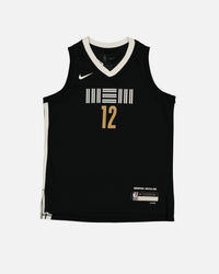 Nike Kids' Memphis Grizzlies Ja Morant City Edition 2023/24 Swingman Jersey Black