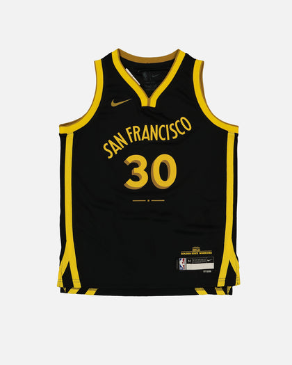 Nike Kids' Golden State Warriors Steph Curry City Edition 2023/24 Swingman Jersey Black