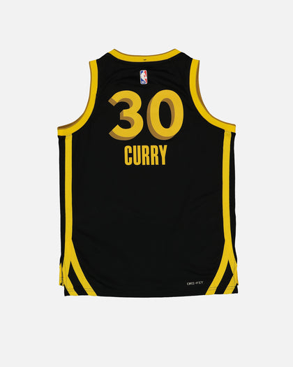 Nike Kids' Golden State Warriors Steph Curry City Edition 2023/24 Swingman Jersey Black