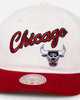 Mitchell & Ness Chicago Bulls History Origin Snapback White/Red