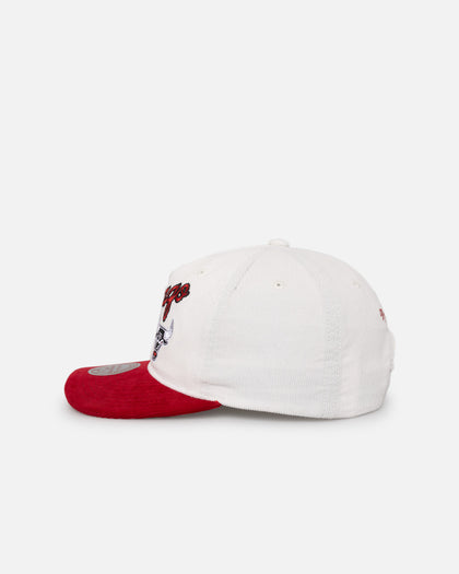 Mitchell & Ness Chicago Bulls History Origin Snapback White/Red