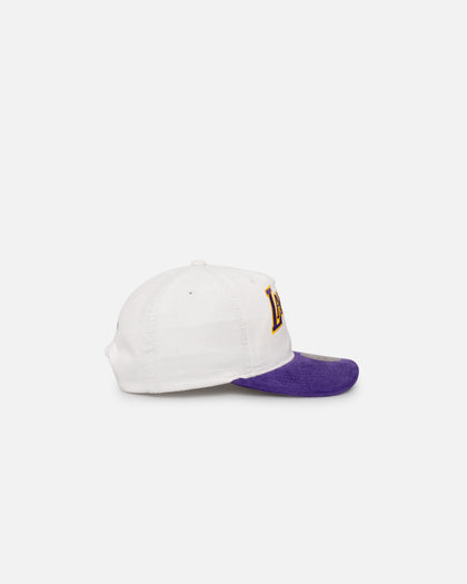 Mitchell & Ness Los Angeles Lakers History Origin Snapback White/Purple