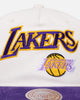 Mitchell & Ness Los Angeles Lakers History Origin Snapback White/Purple