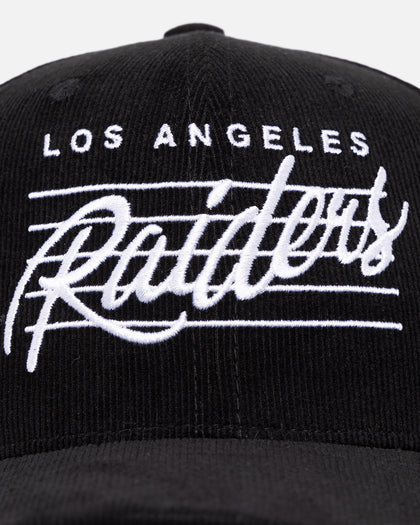 Mitchell & Ness Los Angeles Raiders 3 Time OG Corduroy Snapback Black