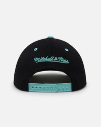 Mitchell & Ness Golden State Warriors "Ice Blue" Script Origin Snapback Black/Ice Blue