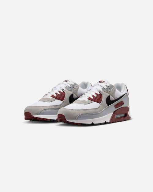 Nike Air Max 90 White/Black-Dark Team Red
