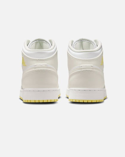 Jordan Kids' Air Jordan 1 Mid (GS) Sail/Lt Laser Orange